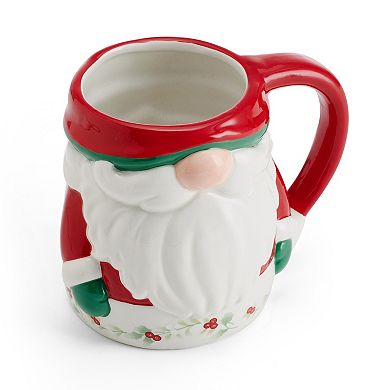 Pfaltzgraff Winterberry Santa 16-oz. Figural Mug Santa