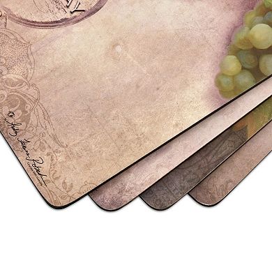 Pimpernel Tuscan Vineyard Placemats, Set Of 4