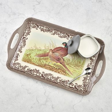 Pimpernel Woodland Melamine Large Handled Tray, Assorted