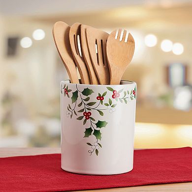Pfaltzgraff Winterberry Kitchen Utensil Crock Holder