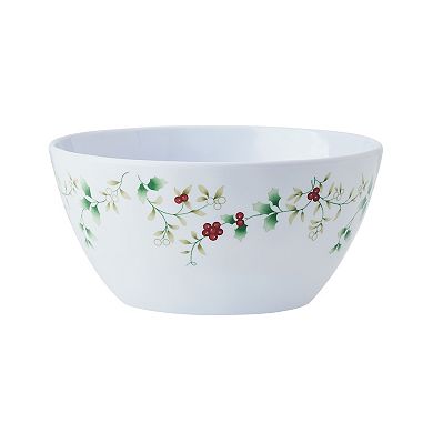 Pfaltzgraff Winterberry 24-Piece Melamine Dinnerware Set, Service for 8