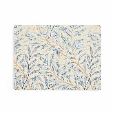 Pimpernel Morris & Co Willow Bough Blue Placemats, Set Of 4