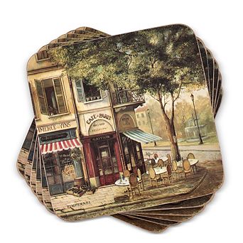 Pimpernel Parisian Scene Coasters, Set Of 6