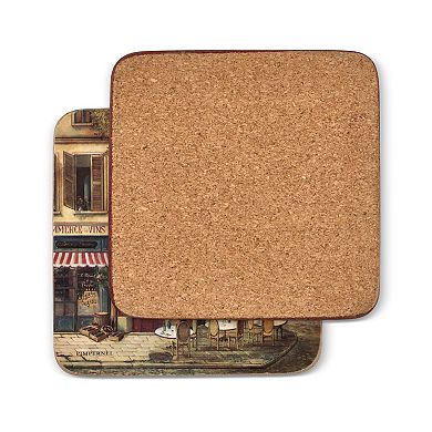 Pimpernel Parisian Scene Coasters, Set Of 6