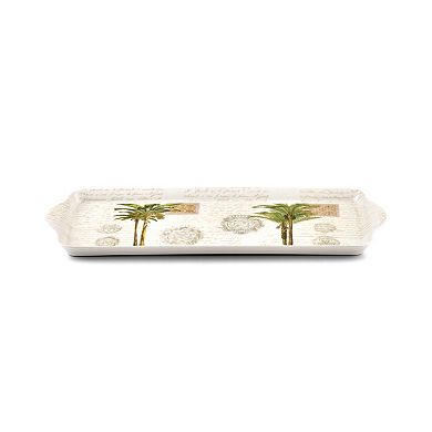 Pimpernel Vintage Palm Study Melamine Sandwich Tray