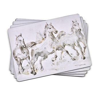 Pimpernel Spirited Horses Placemats, Set Of 4