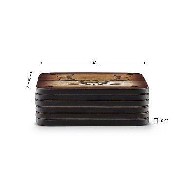 Pimpernel Lodge Coasters, Set Of 6