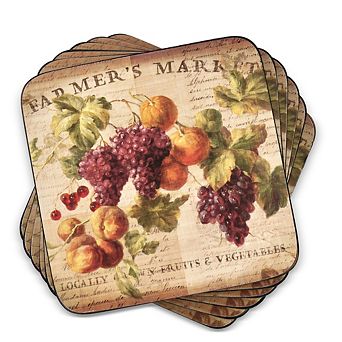 Pimpernel Abundant Fall Coasters, Set Of 6