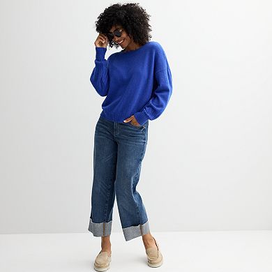 Petite Sonoma Goods For Life® Balloon Sleeve Sweater