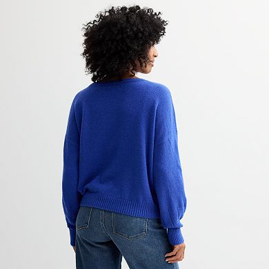 Petite Sonoma Goods For Life® Balloon Sleeve Sweater
