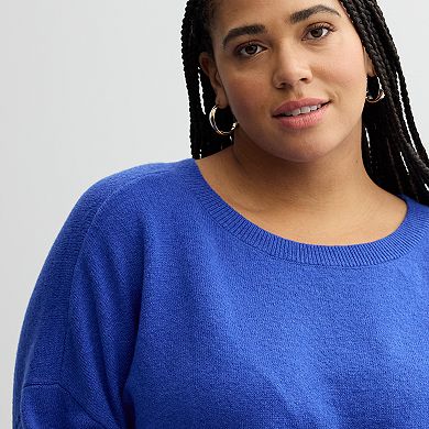 Plus Size Sonoma Goods For Life® Balloon Sleeve Sweater