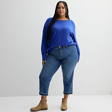 Plus Size Sonoma Goods For Life® Balloon Sleeve Sweater