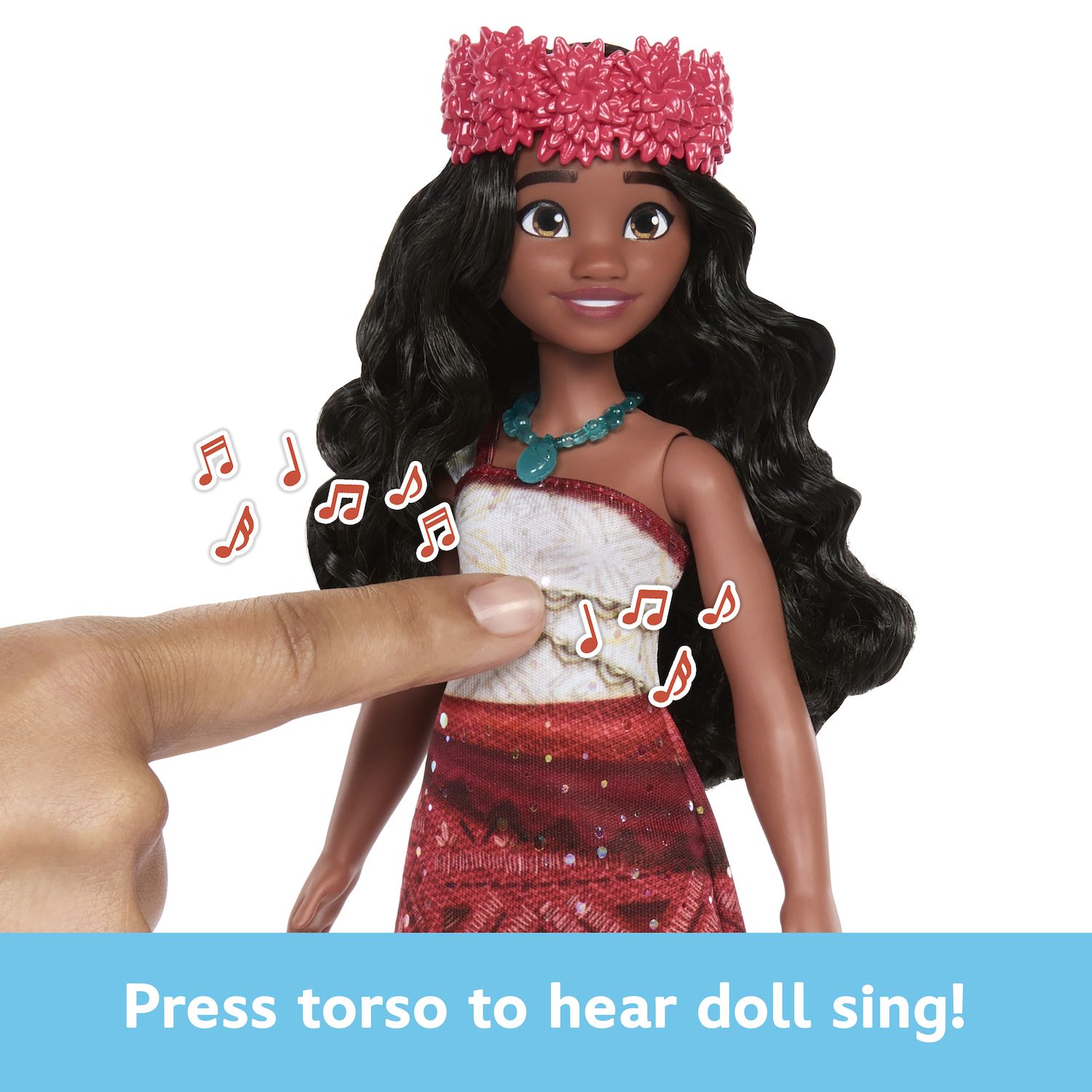 Детская кукла Disney's Moana 2 Singing Adventure Moana Doll & Accessories — фото 6