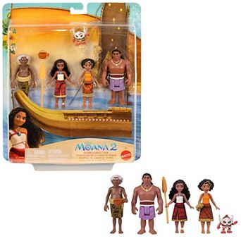 Disney's Moana 2 Moana’s Canoe Crew 5 Small Dolls Playset