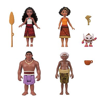 Disney's Moana 2 Moana’s Canoe Crew 5 Small Dolls Playset
