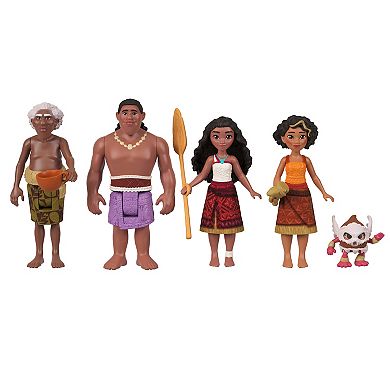 Disney's Moana 2 Moana’s Canoe Crew 5 Small Dolls Playset