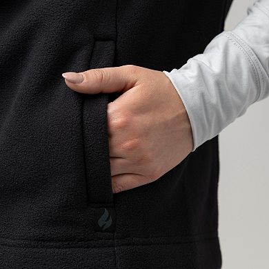 Women's Heat Holders Vera Original Super Brushed Fleece Double Zipper Vest