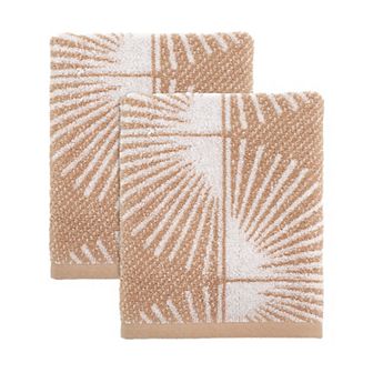 Nicole Miller Kendall Sunburst Bath Towel, Hand Towel or Washcloth Set