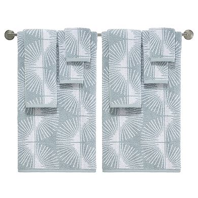Nicole Miller Kendall Starburst Bath Towel, Hand Towel, or Washcloth Set