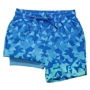 Boys' 4-18 Compression Lined Swim Trunks Upf 50+