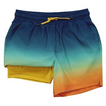 Boys' 4-18 Compression Lined Swim Trunks Upf 50+