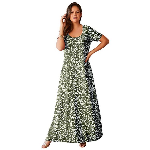 white christmas dresses Tiered Cotton Maxi Dress for Tall Women – Liv Tall