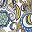 White Multi Paisley