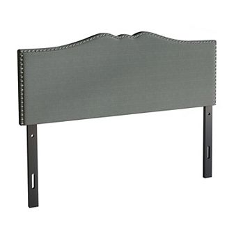 Upholstered Nailhead Trim Headboard