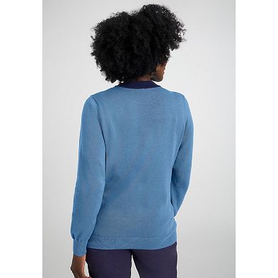 Jessica London Women's Plus Size Tie-Neck Sweater