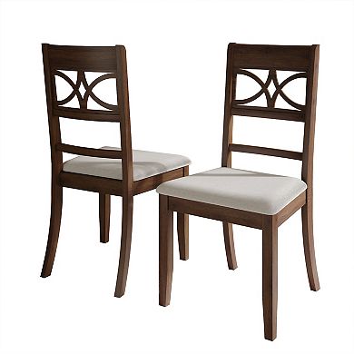 Minimalist Wooden Dining Chair With Warm Grey Cover