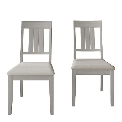 Wooden Dining Chair In Warm Grey Cover