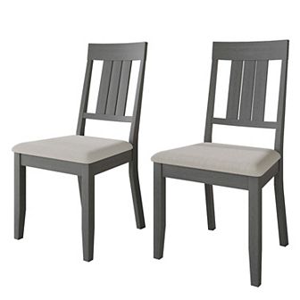 Wooden Dining Chair In Warm Grey Cover