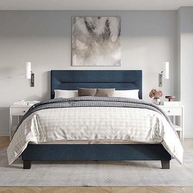 Simple Upholstered Bed