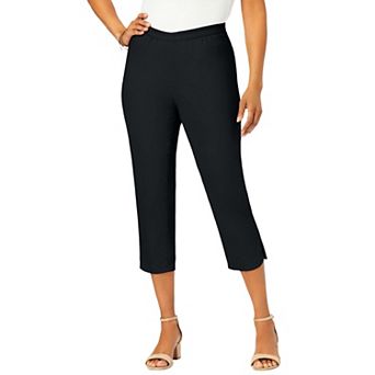 Jessica London Women's Plus Size Stretch Denim Crop Jeggings