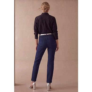 Jessica London Women's Plus Size Tall True Fit Stretch Denim Straight Leg Jean