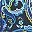 Navy Painterly Paisley