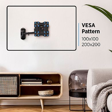 ProMounts Premium Articulating/Full Motion TV Wall Mount for 17" - 42" Inch Screens up to 44 lbs.