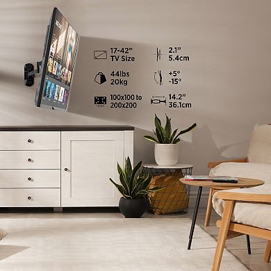ProMounts Premium Articulating/Full Motion TV Wall Mount for 17" - 42" Inch Screens up to 44 lbs.