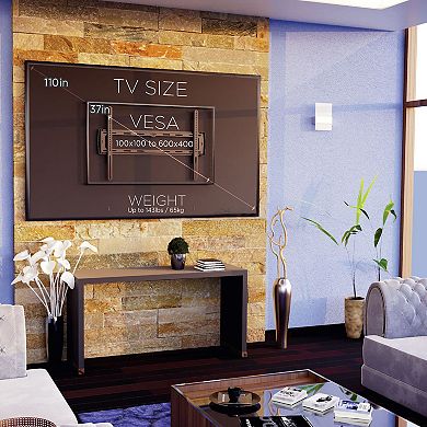 ProMounts Premium Flat / Fixed TV Wall Mount for 37" to 110" TVs Up to 143lbs