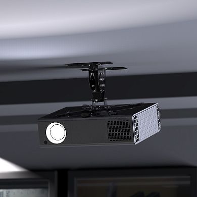 ProMounts Premium Universal Overhead Ceiling Projector Mount, Supports up to 44lbs