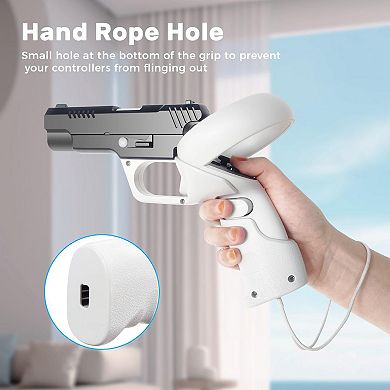 Vr Game Grip Cover Compatible With Quest 2 Touch Controllers