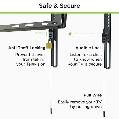 ProMounts Premium Tilting TV Wall Mount for 37" to 110" TVs Up to 143lbs