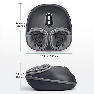 Nekteck Shiatsu Foot Massager Machine With Soothing Heat Black