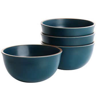 Gibson Home Rockabye 4 pc Melamine Cereal Bowl Set