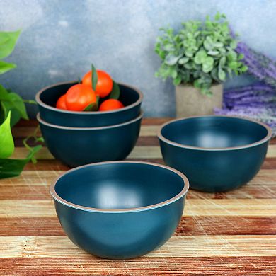 Gibson Home Rockabye 4 Piece Melamine Cereal Bowl Set