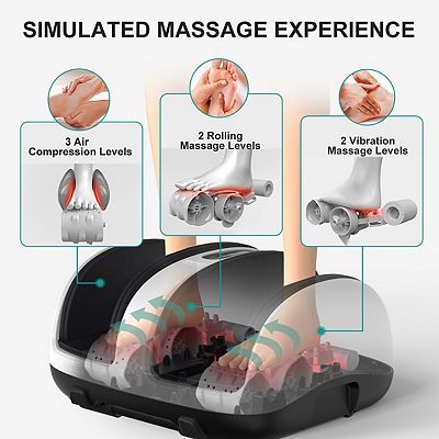 Nekteck Smart Shiatsu Foot Massager for Circulation and Pain