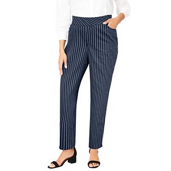 Jessica London Women's Plus Size Petite Comfort Waist Stretch Denim Straight Leg Jean