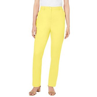 Jessica London Women's Plus Size Stretch Cotton Chino Straight Leg Pant