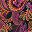 Black Multi Paisley