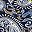 Navy Paisley